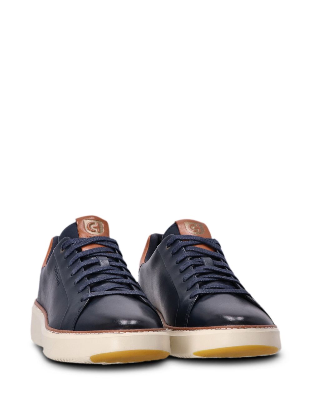 Cole Haan GrandPro Topspin leren sneakers Blauw