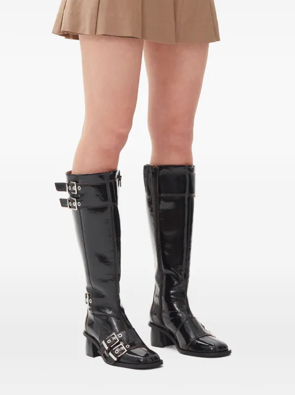 Ganni knee high boots store