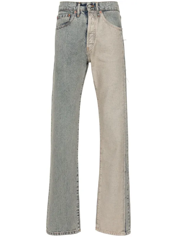 パンツ MM6 Maison Margiela denim MM6 Maison Margiela logo-patch Jeans | Blue | FARFETCH