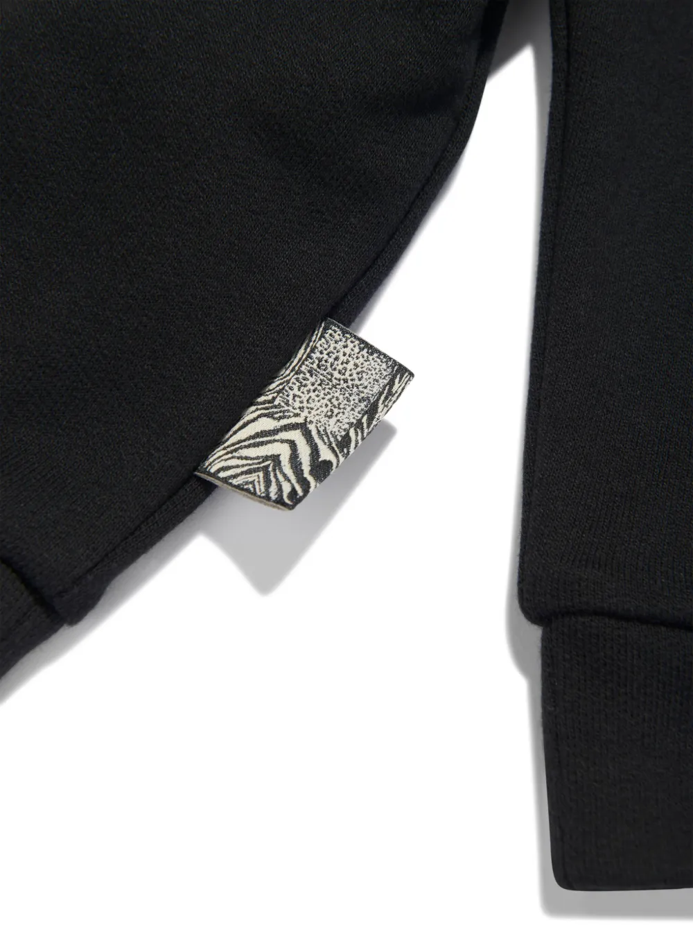 Roberto Cavalli Junior Hoodie met luipaardprint Zwart