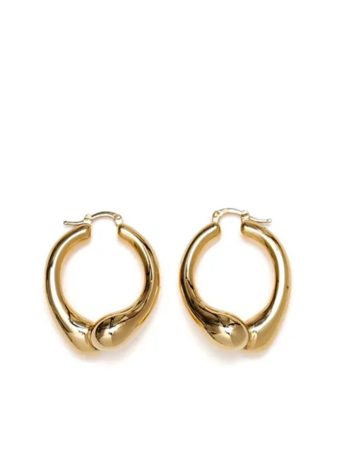 Jil Sander Glänzende Creolen