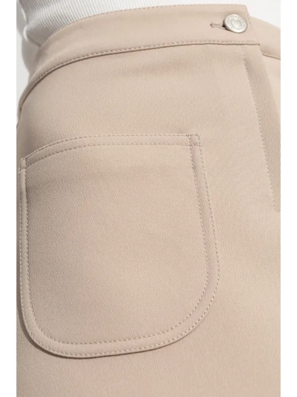 Courrèges ロゴ ミニスカート | ニュートラル | FARFETCH JP