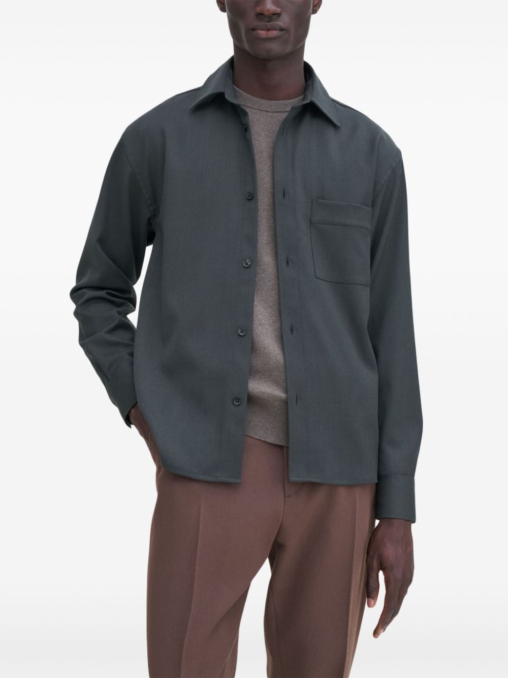 Filippa K twill shirt - Grey