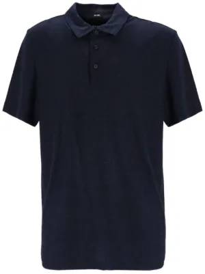 Zegna リネン ポロシャツ | ブルー | FARFETCH JP