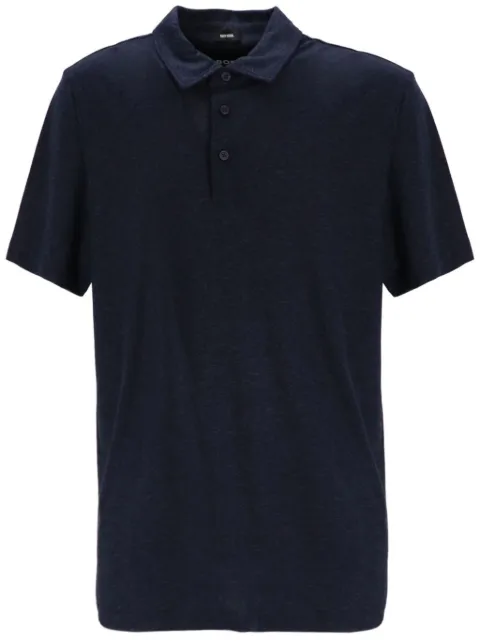 BOSS stripe-detailing polo shirt
