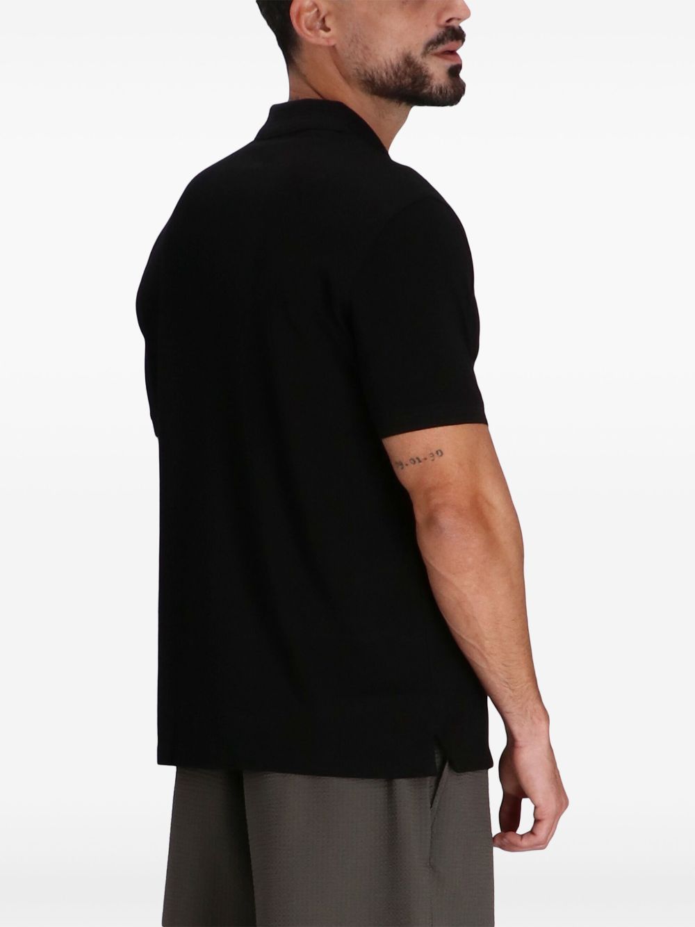 Emporio Armani short-sleeve cotton polo shirt Men