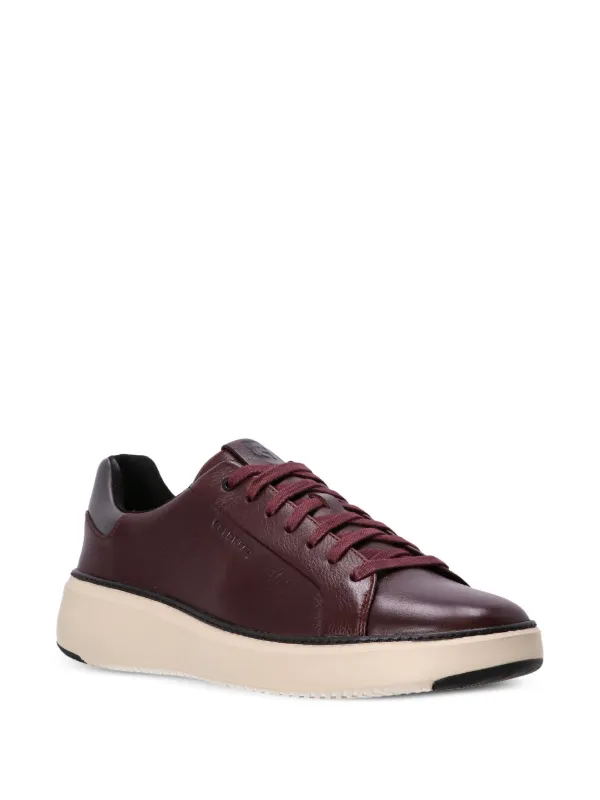 Cole Haan GrandPro Topspin Leather Sneakers | Red | FARFETCH NO