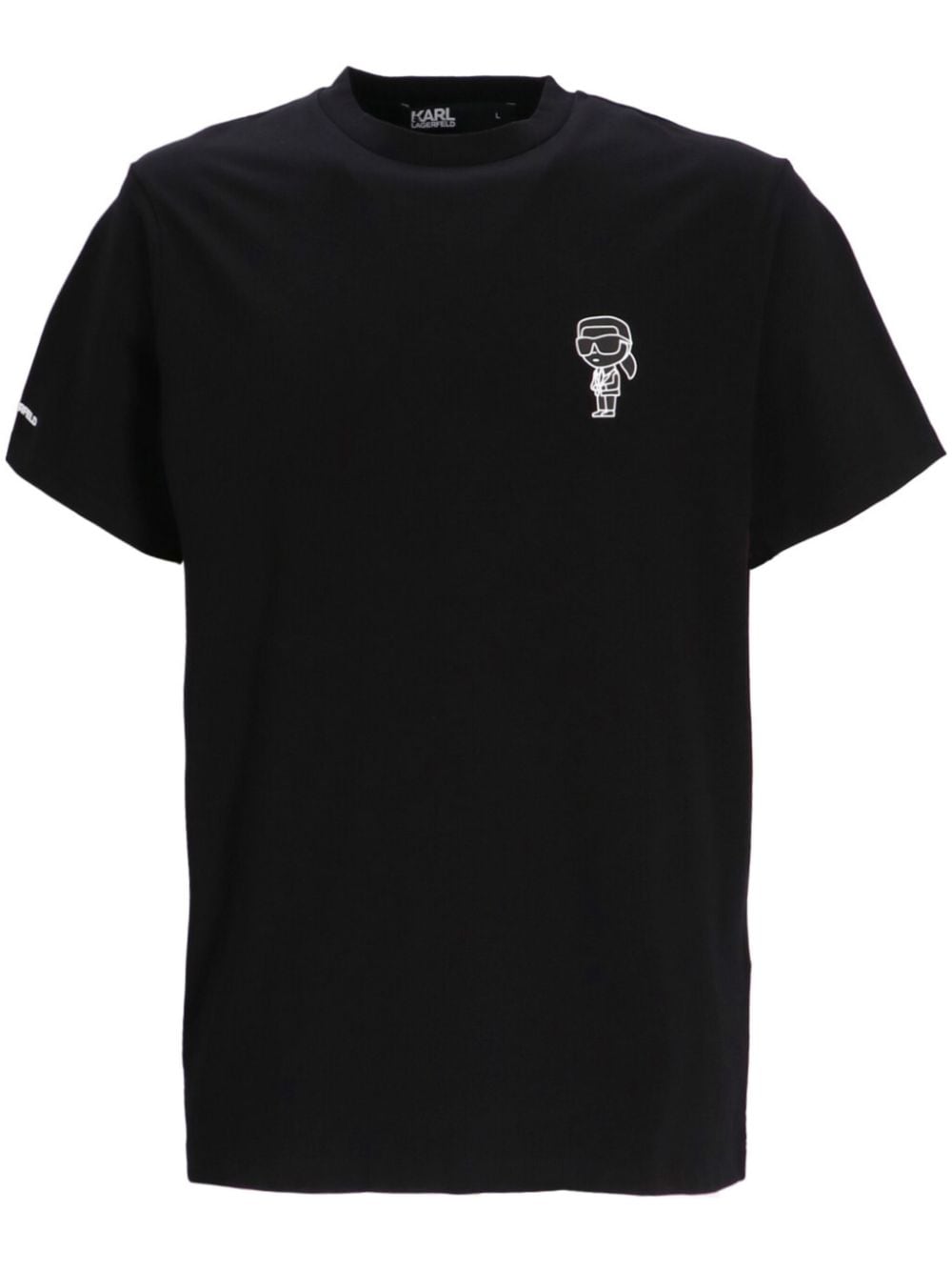 Karl Lagerfeld K/Ikonik short-sleeve T-shirt – Black