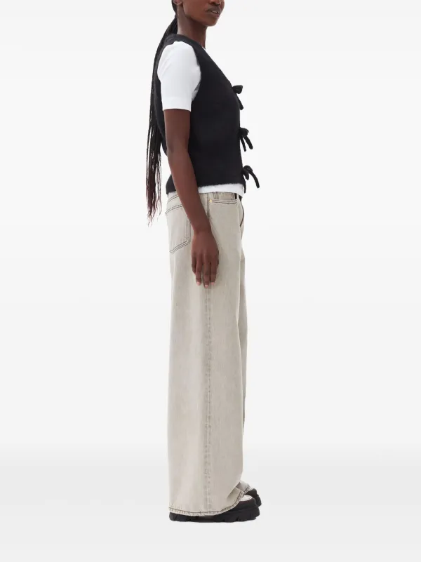 GANNI ニットベスト | ブラック | FARFETCH JP GANNI ニットベスト | ブラック | FARFETCH JP