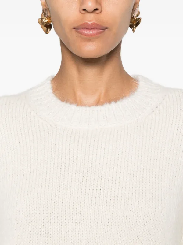 Jil Sander クルーネック セーター | ホワイト | FARFETCH JP