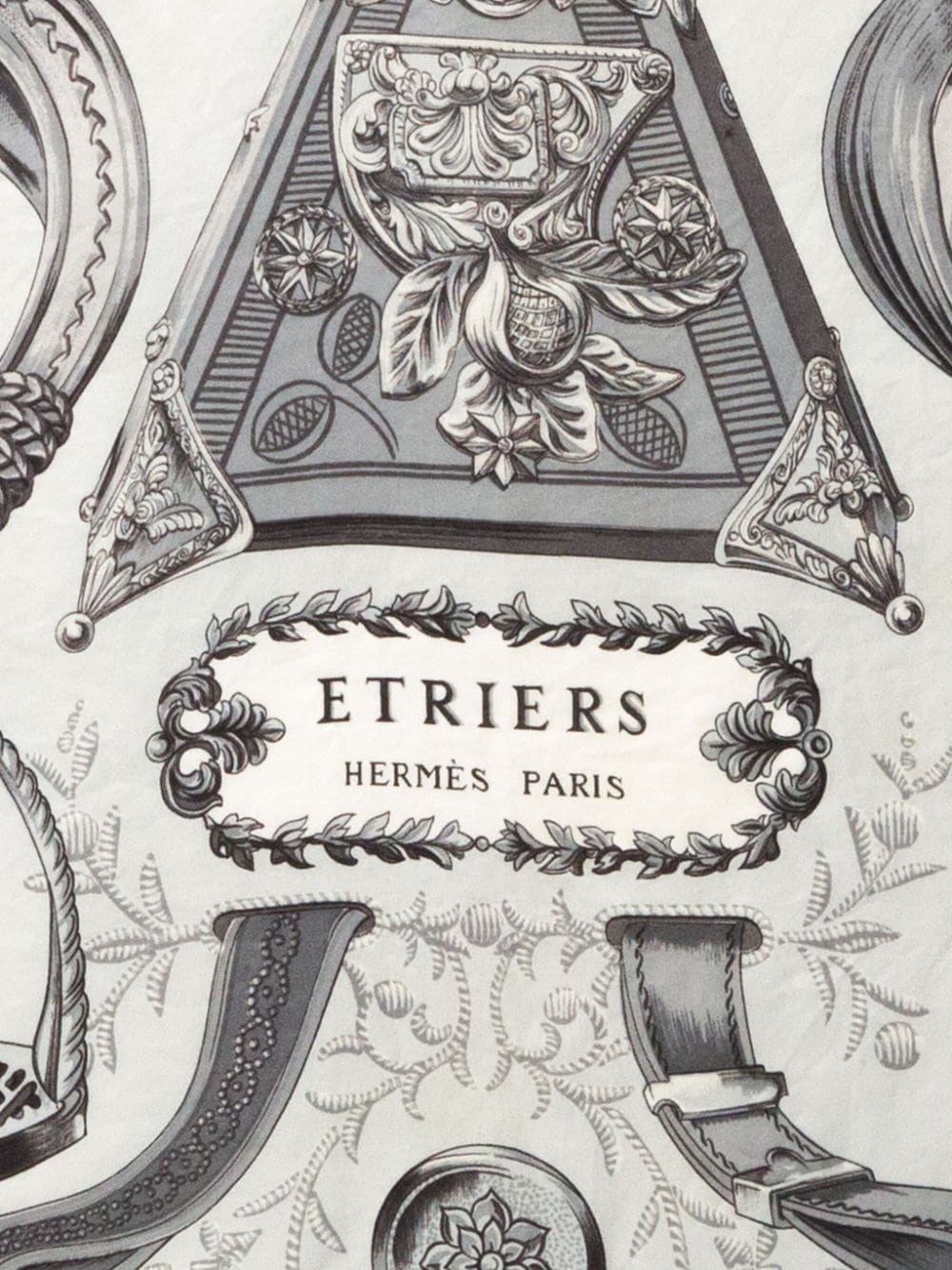 Hermès Pre-Owned 1964 Etriers sjaal - Grijs