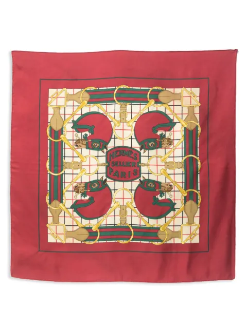 Hermes 2014 printed silk scarf Women