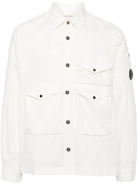 C.P. Company gabardine buttoned shirt
