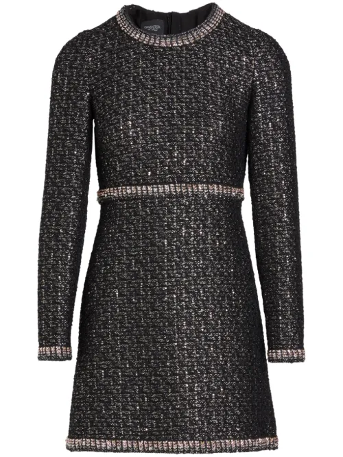 Robe en tweed à ornements de sequins - Giambattista Valli - Modalova