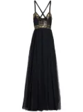 Giambattista Valli embroidered tulle dress - Black