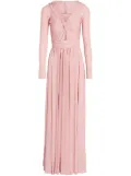 Giambattista Valli twist-front jersey maxi dress - Pink
