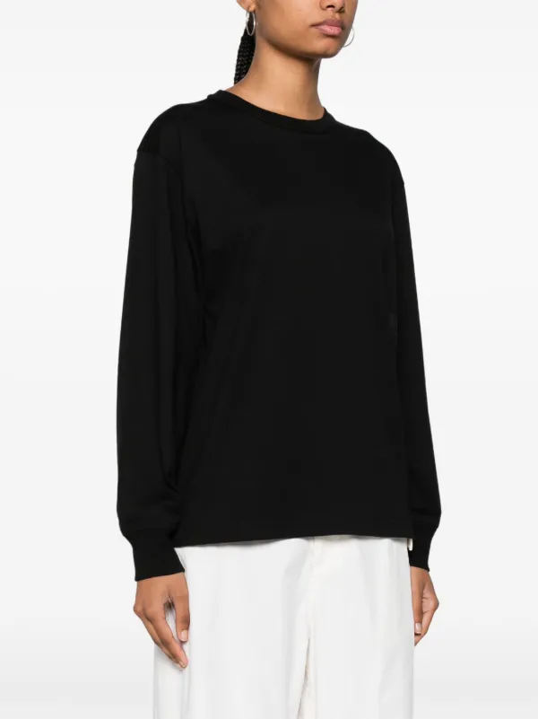 Shops ALEXANDER WANG Logo long sleeve top