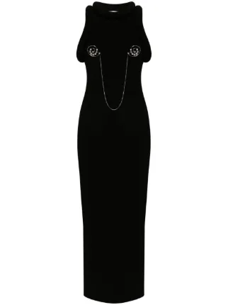 ワンピース Jean Paul Gaultier Maxi Dress Jean Paul Gaultier 3D-knit Maxi Dress | Black | FARFETCH
