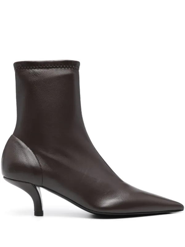 日本最級 55mm TOTEME The FARFETCH | Brown | Boots Sock Heeled 靴