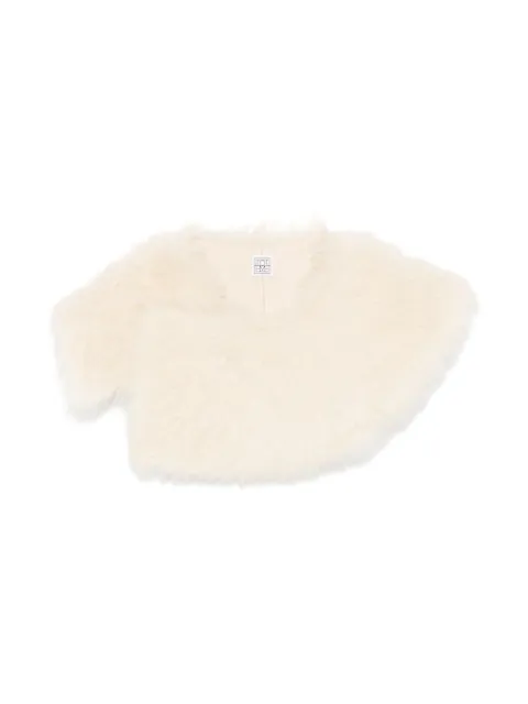 TOTEME shearling collar
