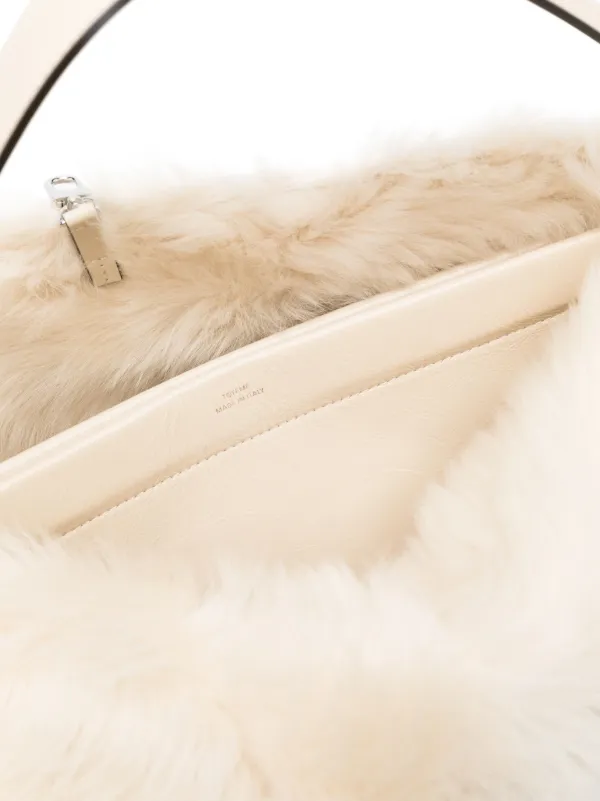 【関税込み】TOTEME ファー & シアリング TOTEME Signature シアリング ジャケット | ブラウン | FARFETCH JP