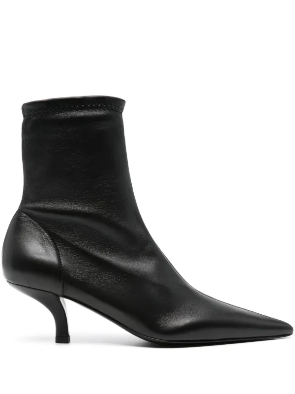 TOTEME 55mm The Heeled Sock Boots Black FARFETCH CA