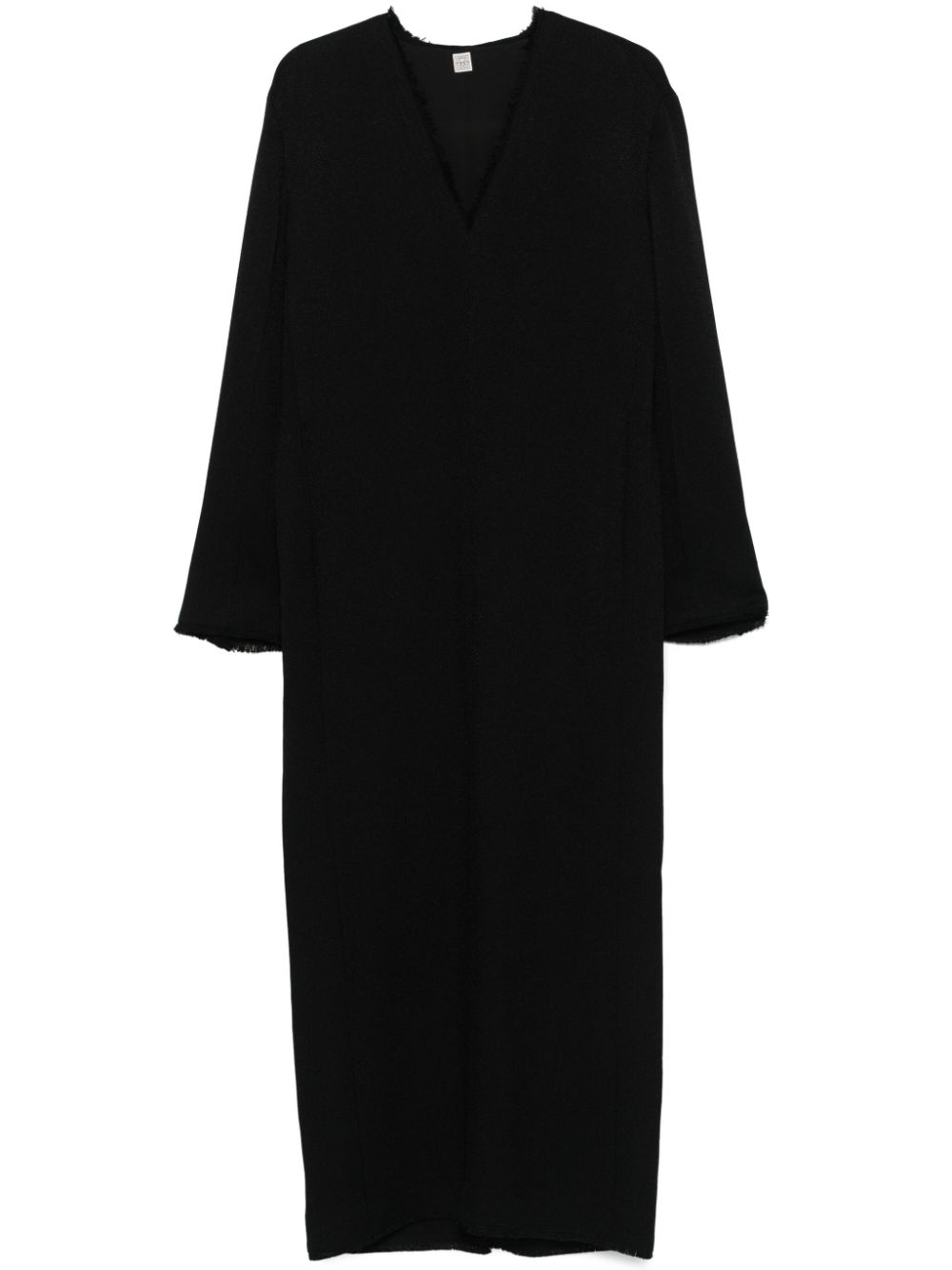 TOTEME Broad sabl� maxi dress - Black