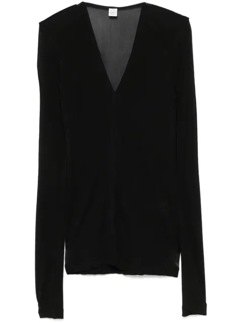 TOTEME top con escote ne V