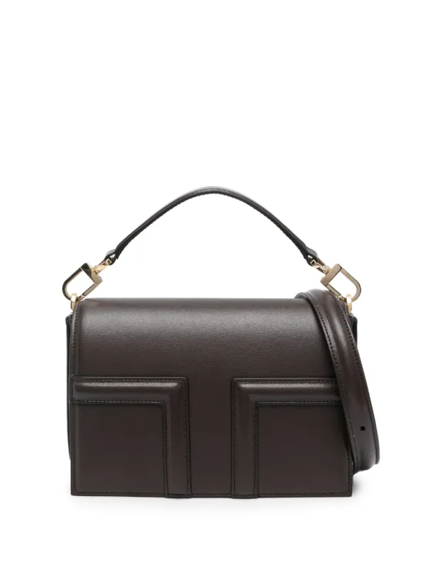 TOTEME T-Flap ハンドバッグ ミニ | ブラウン | FARFETCH JP