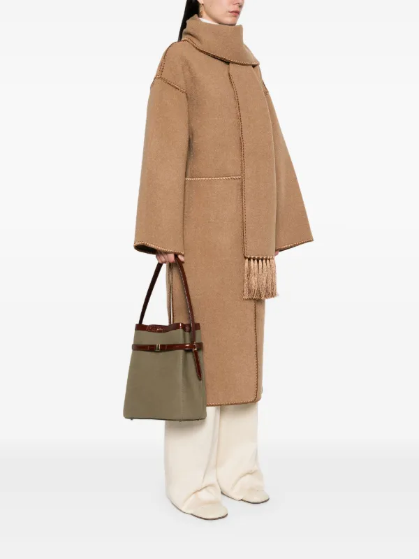 TOTEME Belted Bucket Bag | Green | FARFETCH