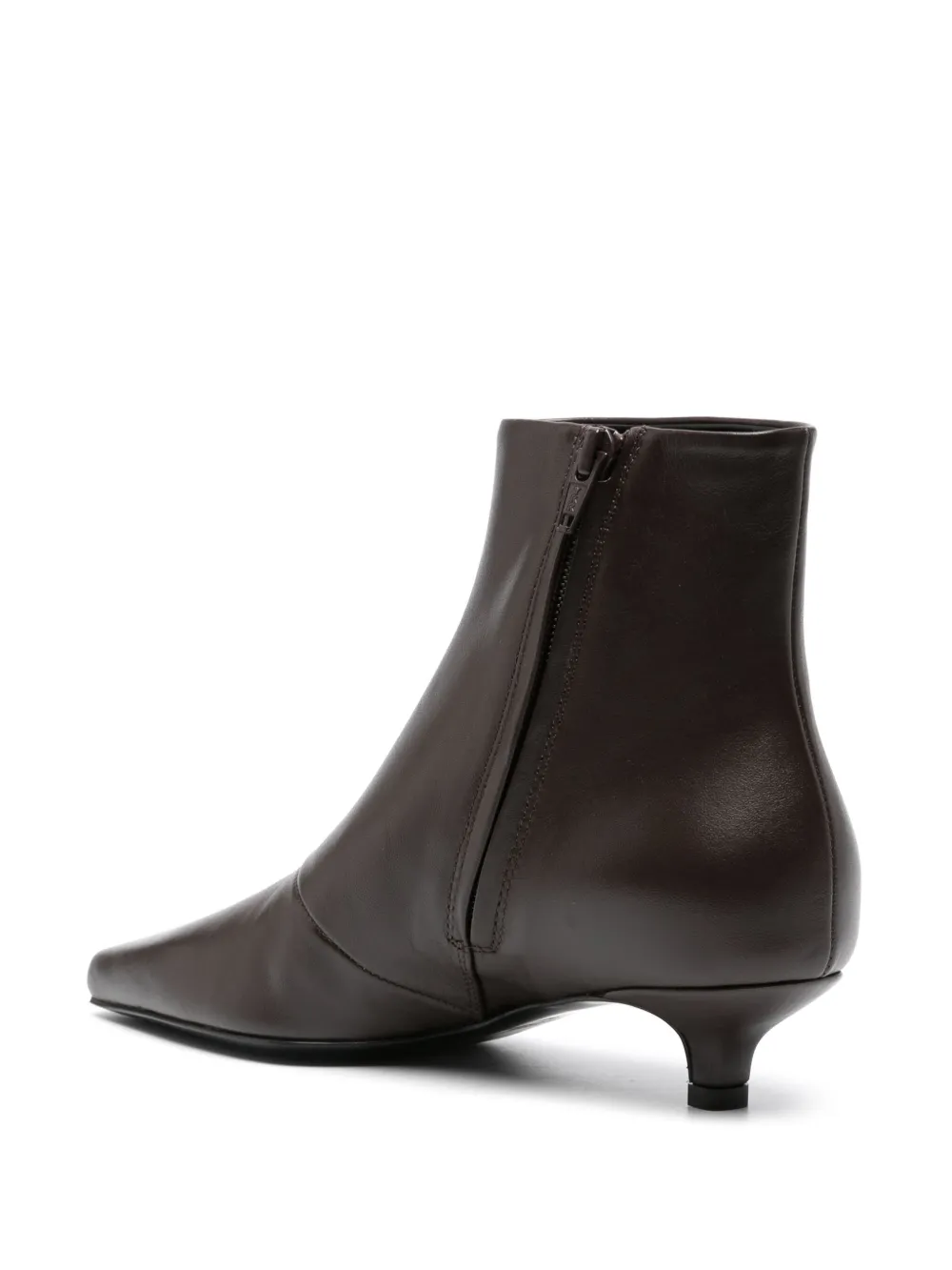 TOTEME 35mm The Slim ankle boots Brown
