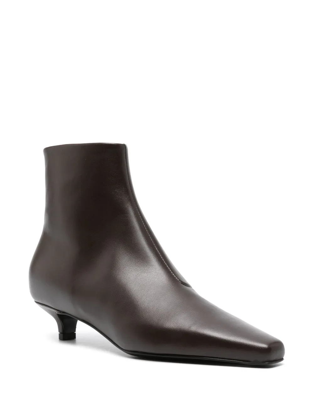 TOTEME 35mm The Slim ankle boots Brown