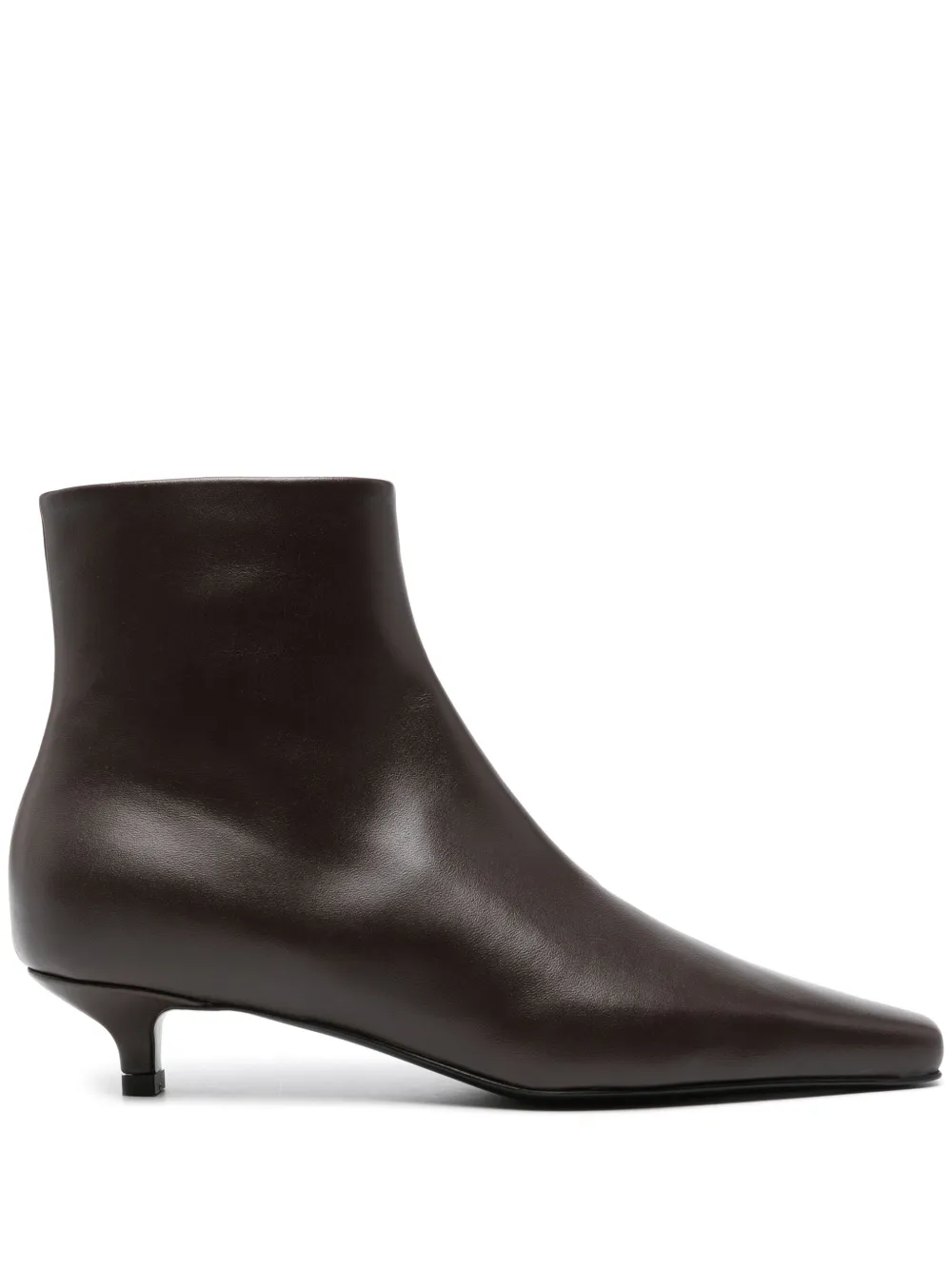 TOTEME 35mm The Slim ankle boots Brown