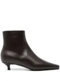 TOTEME 35mm The Slim ankle boots - Brown