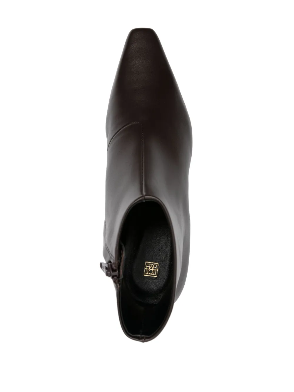 TOTEME 35mm The Slim ankle boots Brown