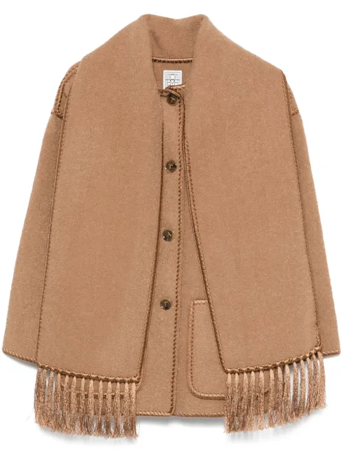 Veste à détails de coutures - TOTEME - Modalova