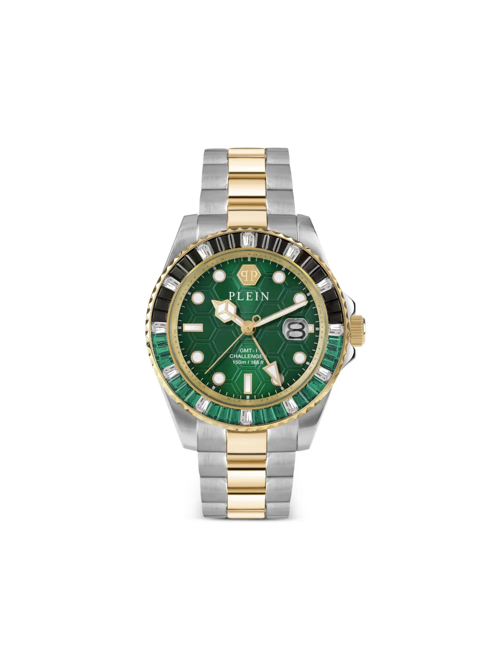 Philipp Plein GMT-I Challenger Baguettes 44mm - Verde