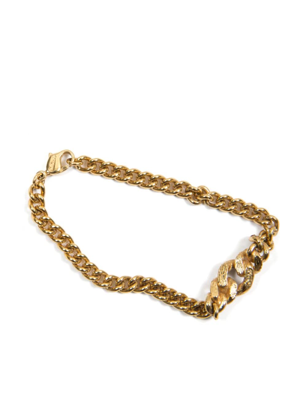 Christian Dior Pre-Owned 1990s cable-chain bracelet - Goud