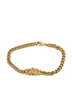 Christian Dior Pre-Owned 1990s CD Chain Bracelet | Gold | FARFETCH