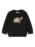 Moschino Kids Teddy Bear-print sweatshirt - Black