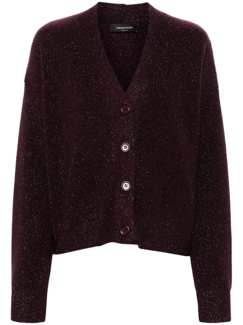 Fabiana Filippi lurex-detail cardigan