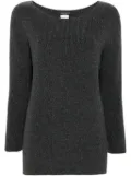 Fabiana Filippi lurex-detail sweater - Grey