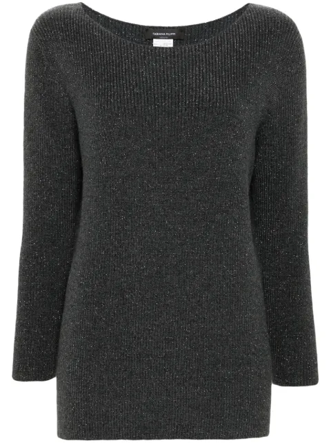 Fabiana Filippi lurex-detail sweater