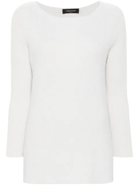 Fabiana Filippi lurex-detail sweater