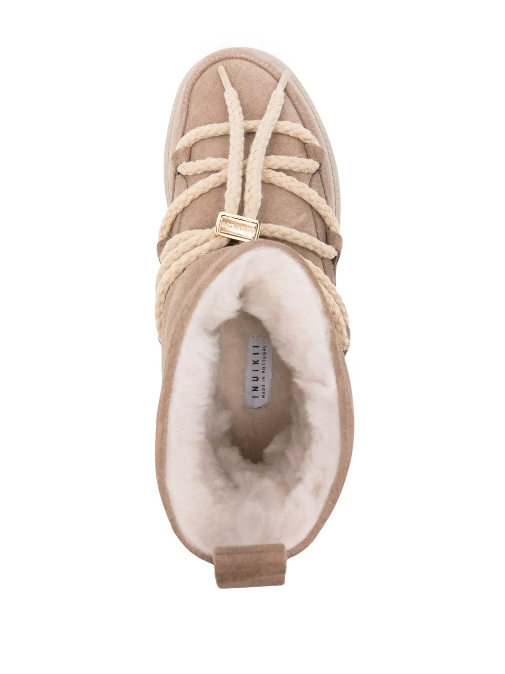 Inuikii Suede Boots In Neutral
