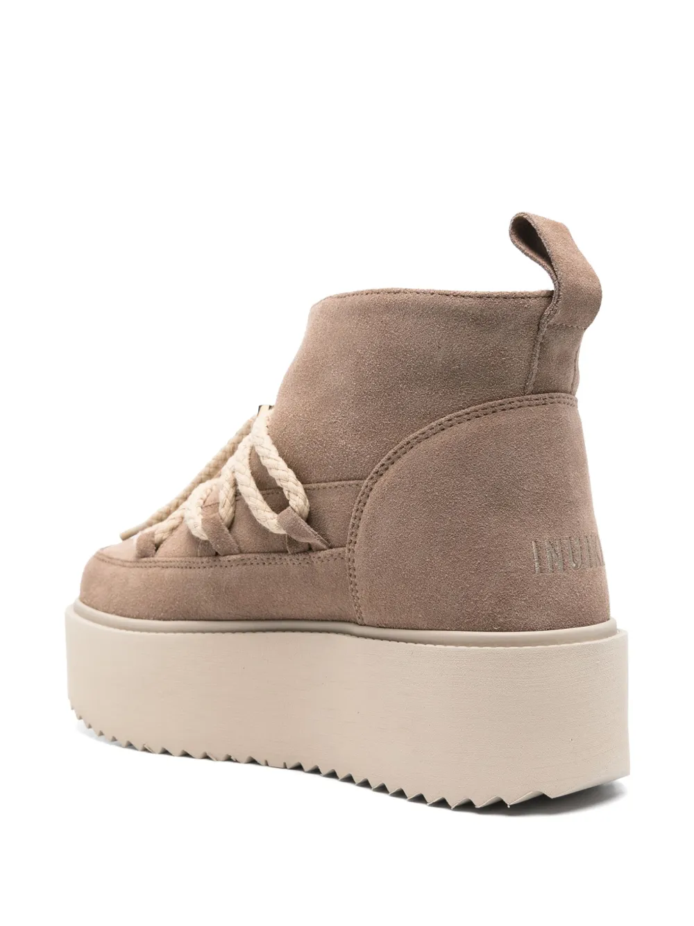 Inuikii Suede Boots In Neutral