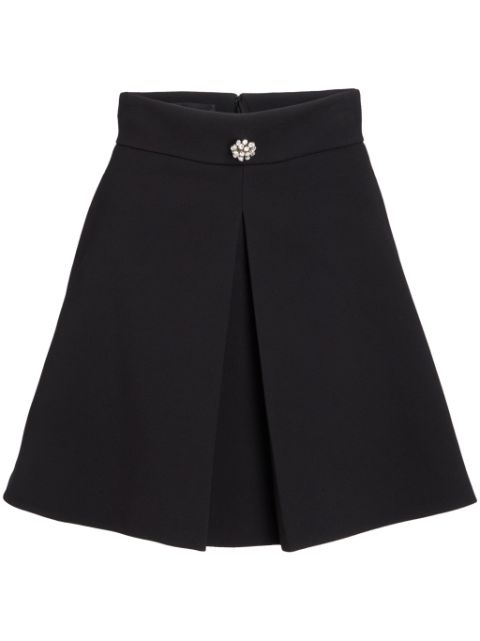 Giambattista Valli decorative-button A-line mini skirt