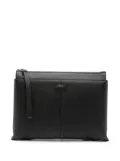 Tod's medium document holder clutch bag - Black