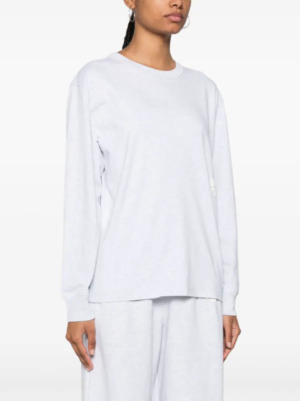 アレキサンダーワンロゴロングtシャツ Alexander Wang ロゴ ロングTシャツ | グレー | FARFETCH JP