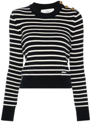Moncler ストライプ セーター | ニュートラル | FARFETCH JP